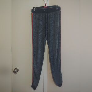 Rainbow Stripe Dark Grey Joggers